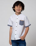 Little M Short Sleeve Koko Casual Dobby Spider