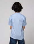 Little M Bordir Print Baju Koko Anak Laki-Laki