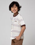Little M Stripe Tex Kemeja Anak Laki-Laki