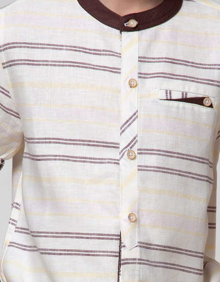 Little M Stripe Tex Kemeja Anak Laki-Laki