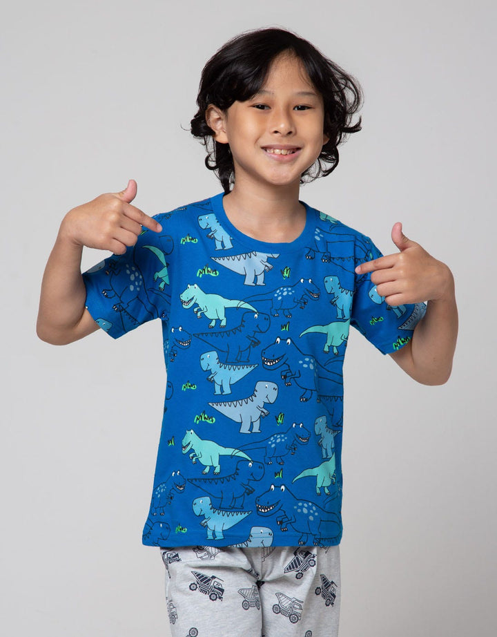 Little M Short Sleeve T-Shirt Print Print Dino