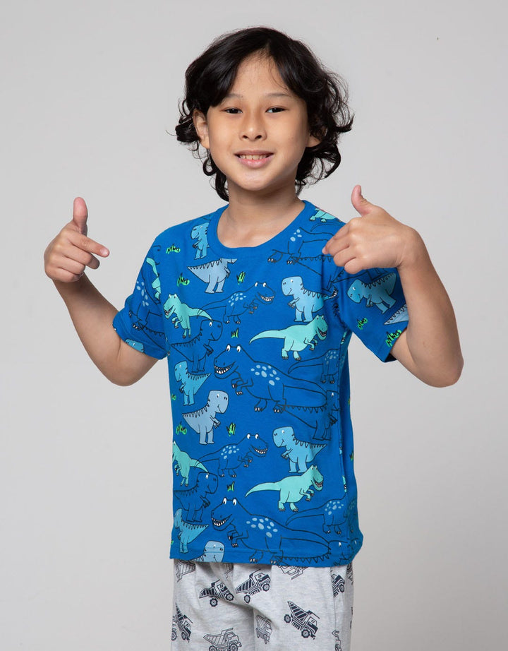 Little M Short Sleeve T-Shirt Print Print Dino