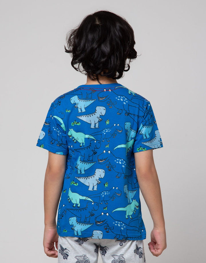 Little M Short Sleeve T-Shirt Print Print Dino