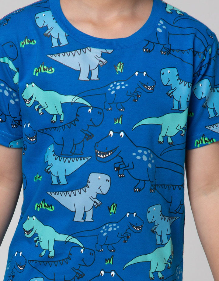 Little M Short Sleeve T-Shirt Print Print Dino