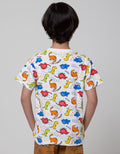 Little M Dino Hang Kaos Anak Laki-laki
