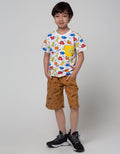 Little M Dino Hang Kaos Anak Laki-laki