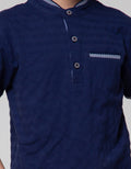 SS TSHIRT HENLEY TEX