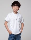 SS TSHIRT HENLEY TEX