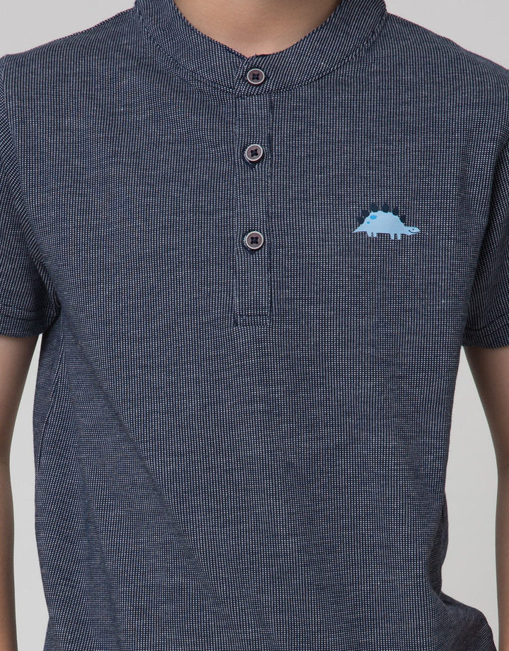 Little M Henley Tex Boys T-Shirt