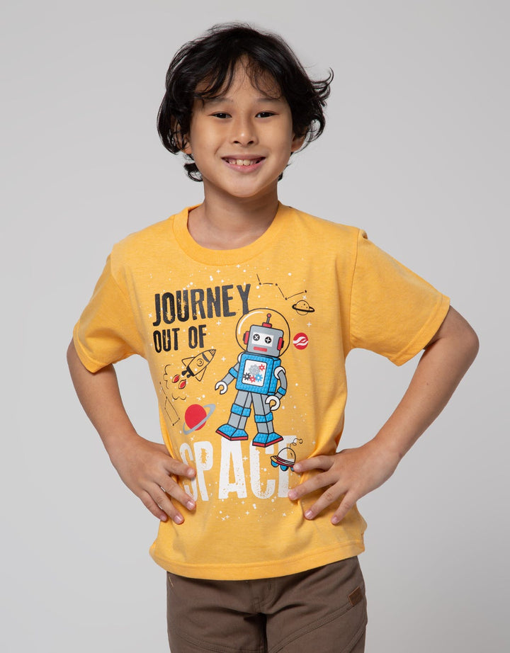 Little M Short Sleeve T-Shirt Multipack 2 Pack Robot