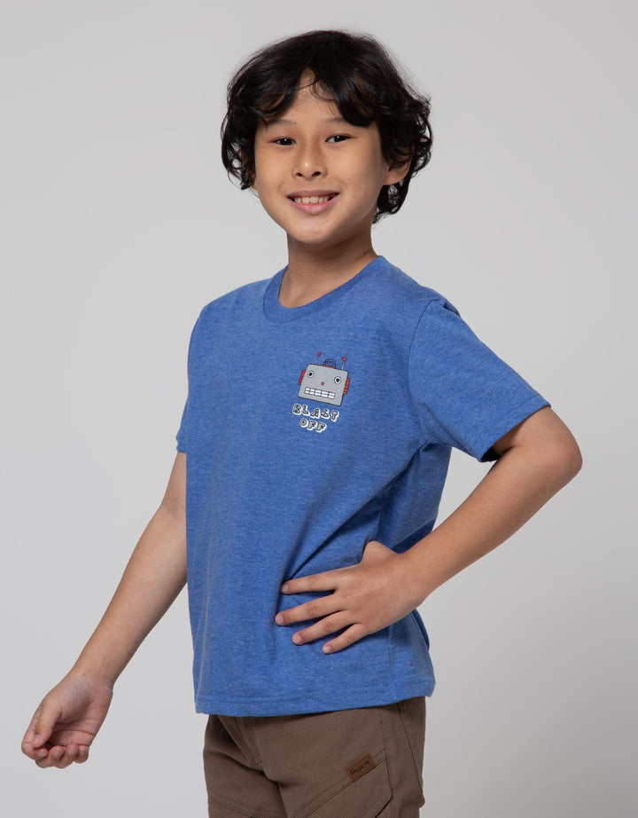 Little M Short Sleeve T-Shirt Multipack 2 Pack Robot