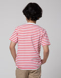 Little M Short Sleeve T-Shirt Print Sripe Mama Im A Superhero Aplikasi