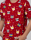 Little M Short Sleeve T-Shirt Print Superhero