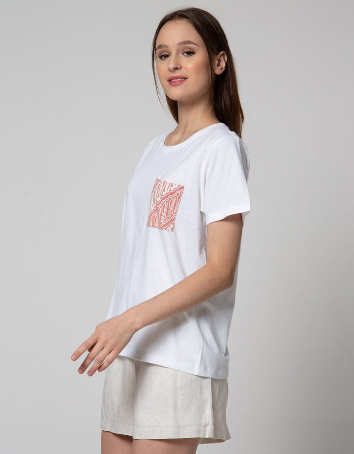 Connexion Short Sleeve T-Shirt Knit Top Batik