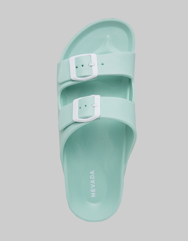 Nevada Phy002 Buckle Strap Slipper Sandal Wanita