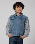 Little M Denim Bordir Jaket Anak Laki-laki
