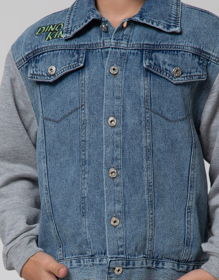 Little M Denim Bordir Jaket Anak Laki-laki