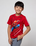 Marvel Short Sleeve T-Shirt Spiderman Jump Stripe