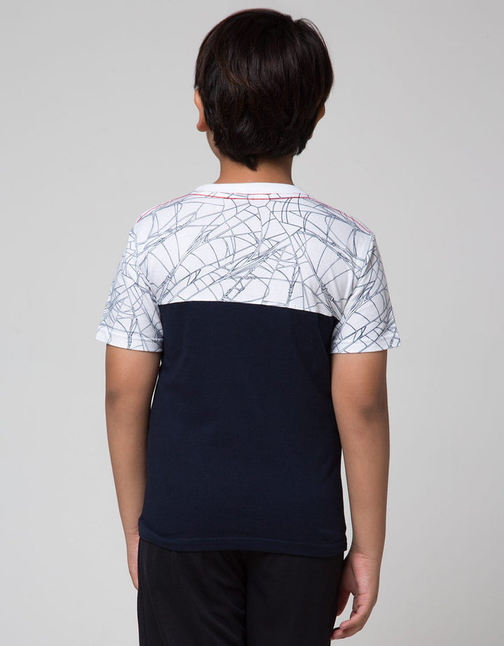 Marvel T-Shirt Spiderman Cutsewn Kantong Face