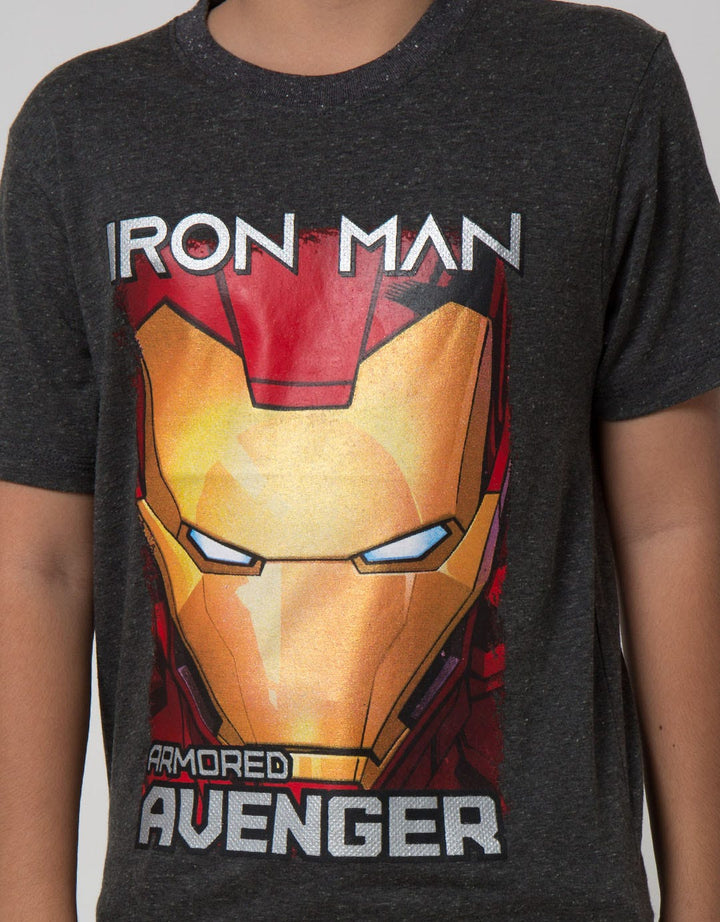 Marvel Armored Iron Man Kaos Anak Laki-laki