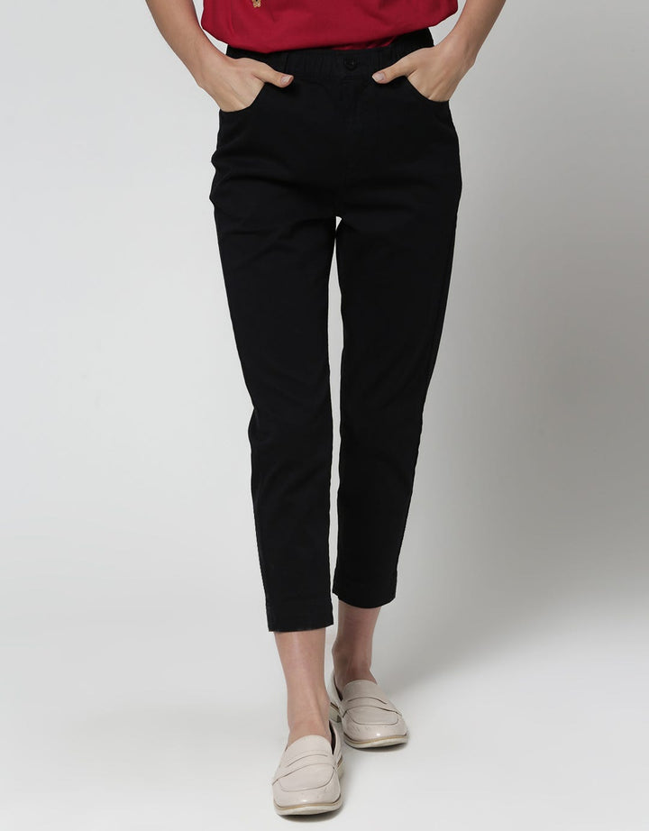 Connexion Twill Spandex Celana Ankle Wanita