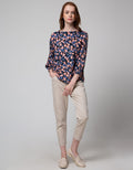 Connexion Twill Spandex Celana Ankle Wanita