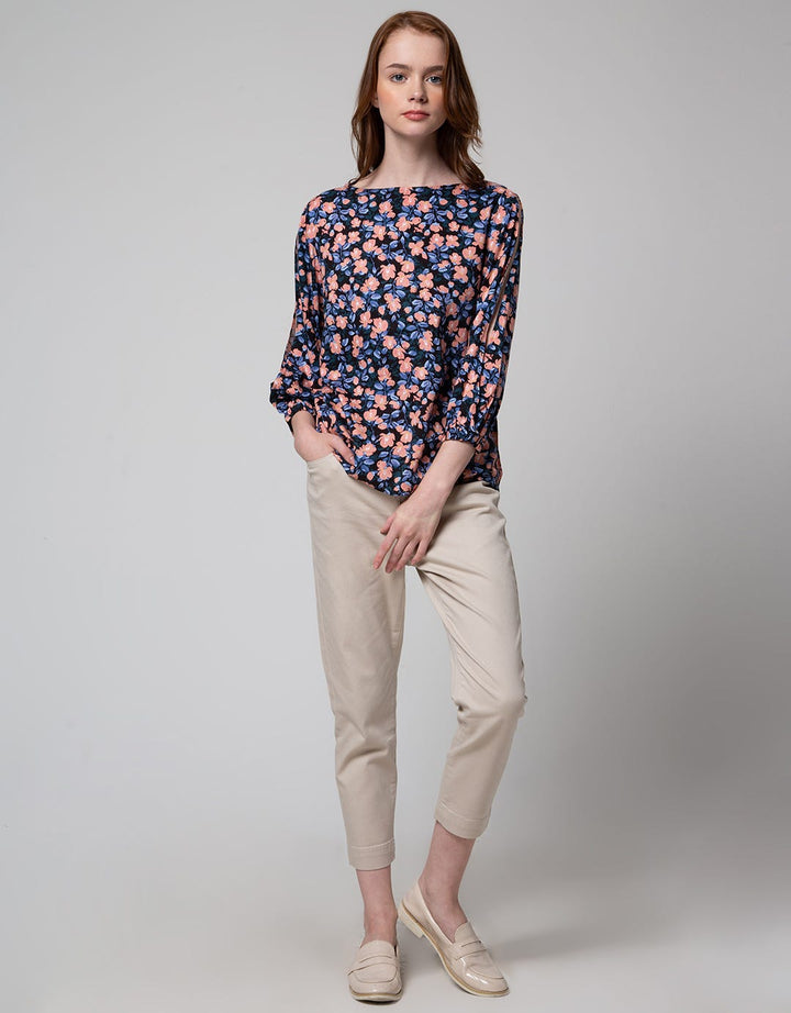 Connexion Twill Spandex Celana Ankle Wanita