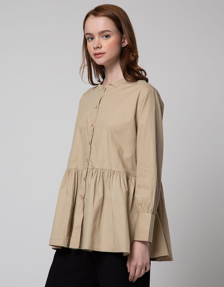Connexion Ruffle Cut Sewn Women's Blouse