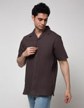 Walrus Coral Men's Plain Shirt