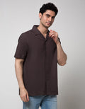 Walrus Coral Men's Plain Shirt