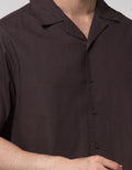 Walrus Coral Men's Plain Shirt