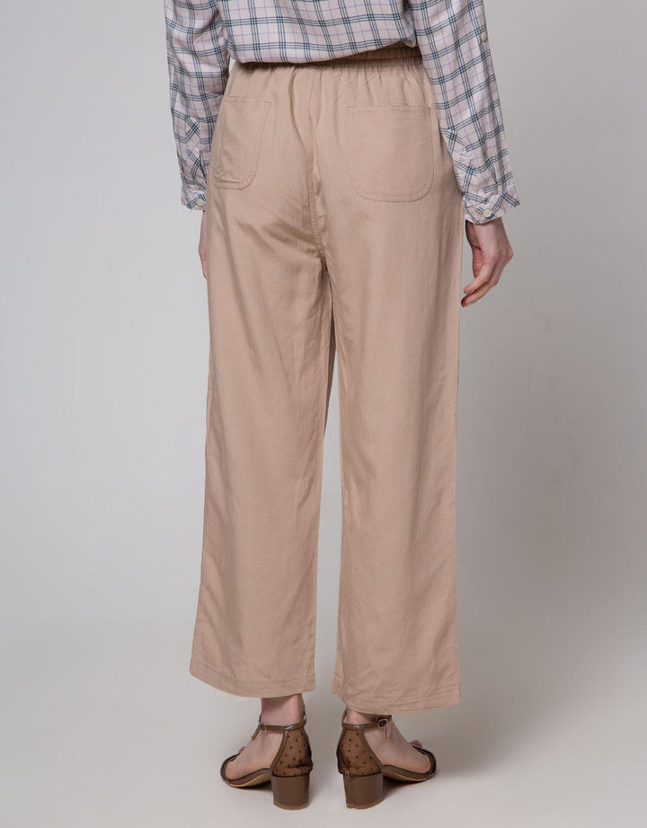 Geela Drawstring Pants Khaki