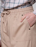 Geela Drawstring Pants Khaki