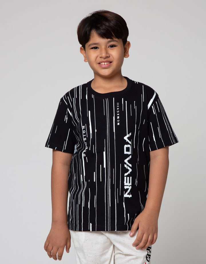 Nevada Horizontal Line Kaos Anak Laki-Laki