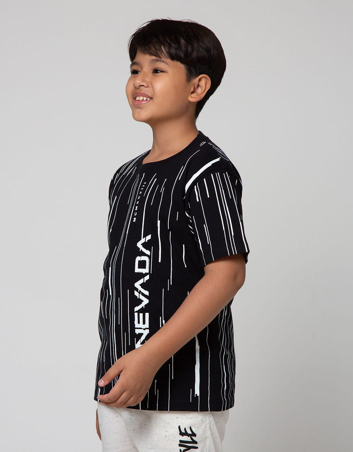 Nevada Horizontal Line Kaos Anak Laki-Laki