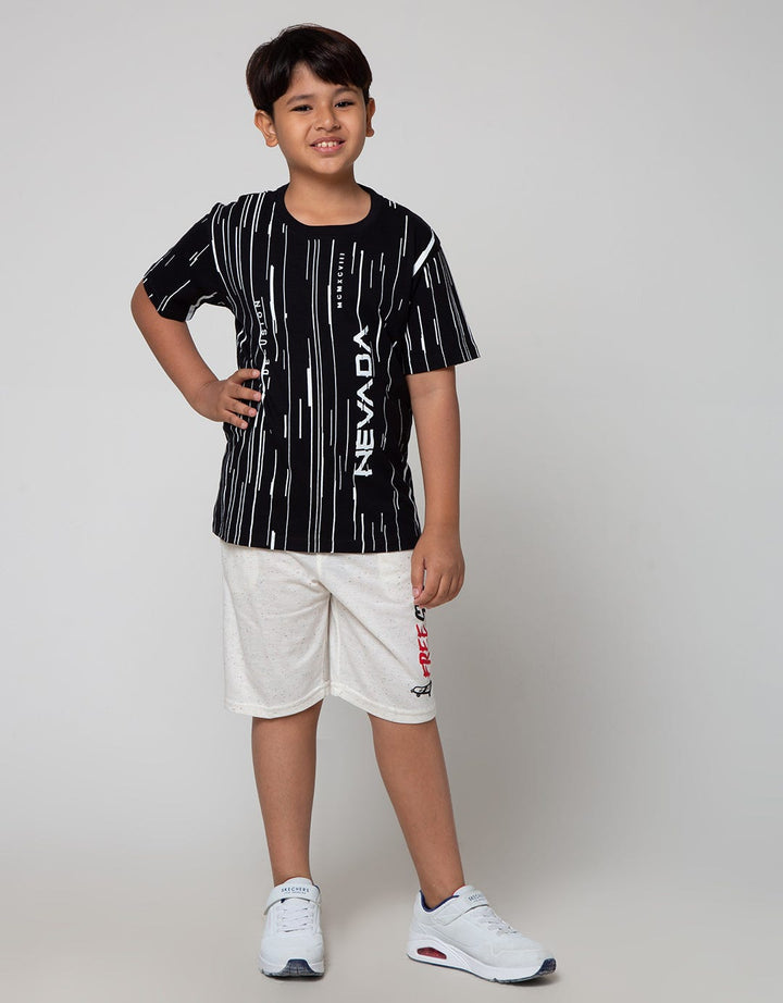 Nevada Horizontal Line Kaos Anak Laki-Laki