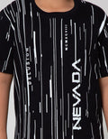 Nevada Horizontal Line Kaos Anak Laki-Laki