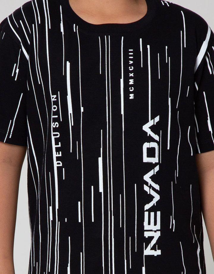 Nevada Horizontal Line Kaos Anak Laki-Laki