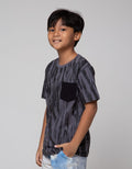 Nevada Short Sleeve T-Shirt Abstract Loreng W Pocket