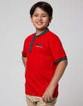 Nevada Short Sleeve T-Shirt Henley Lacoste Solid Small Print Logo