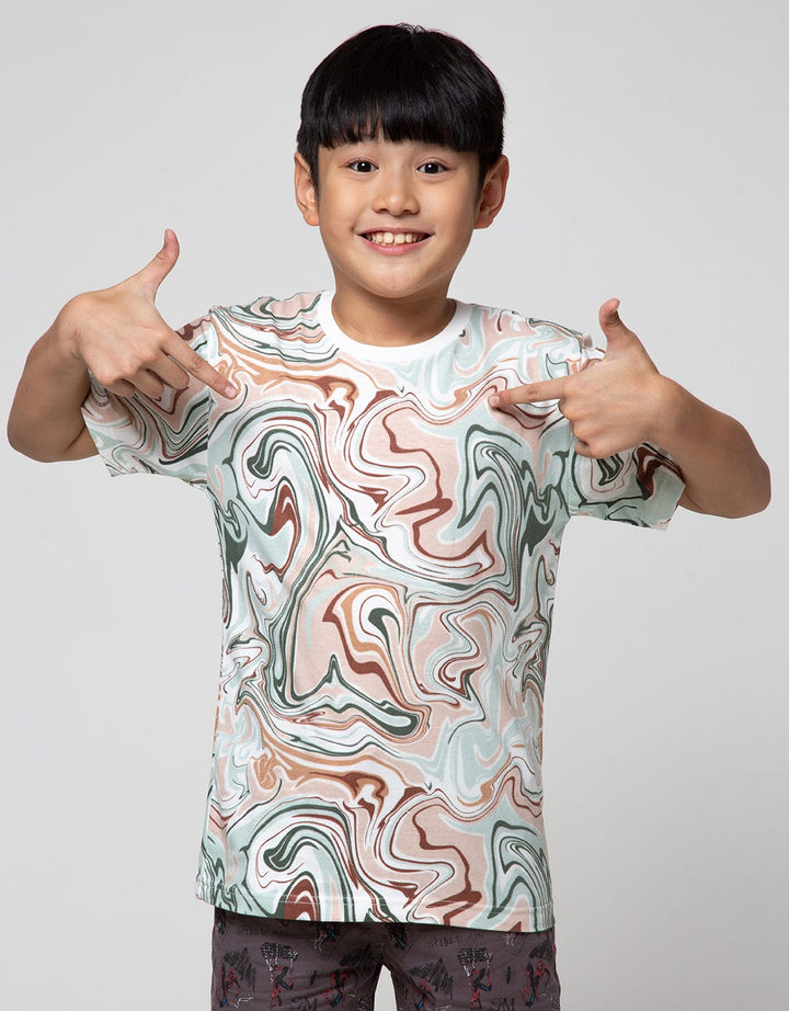 Nevada Short Sleeve T-Shirt Fp Abstract Mineral Texture