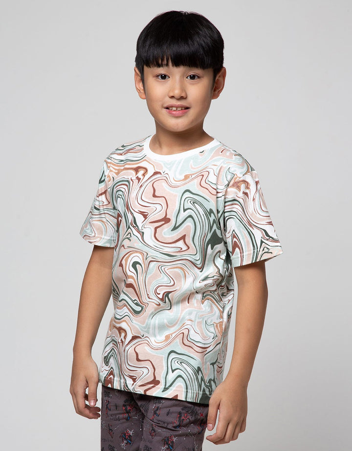 Nevada Short Sleeve T-Shirt Fp Abstract Mineral Texture