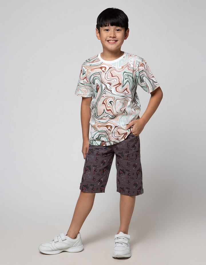 Nevada Short Sleeve T-Shirt Fp Abstract Mineral Texture