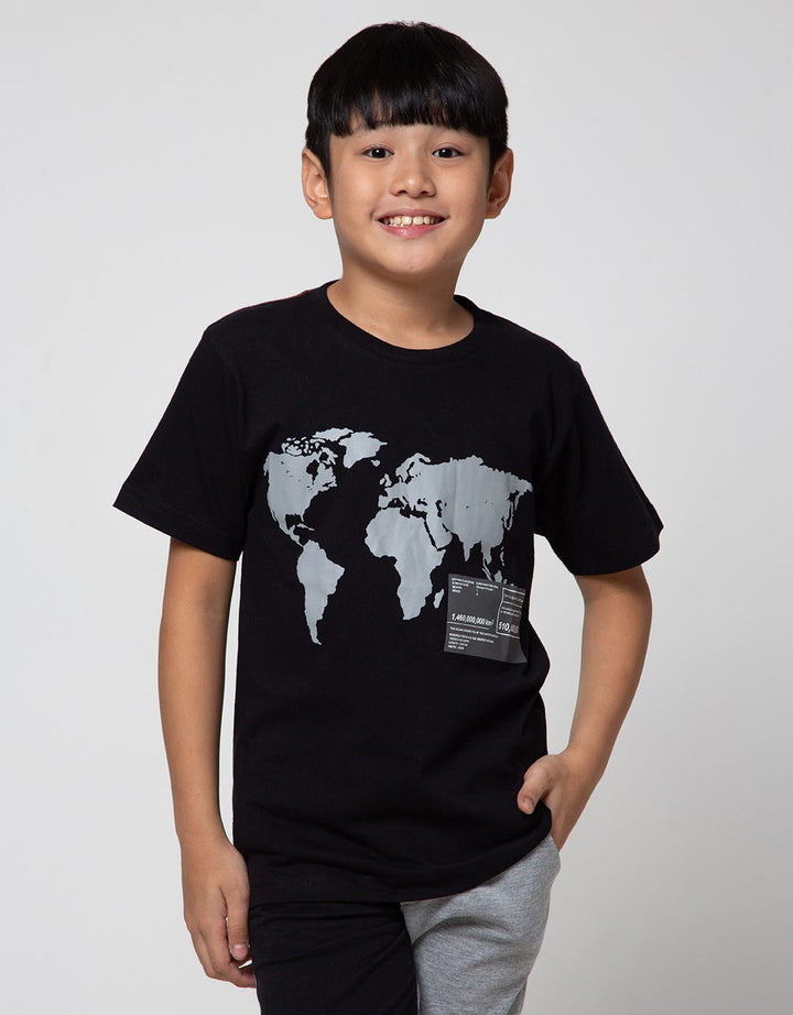 Nevada Short Sleeve T-Shirt World Map