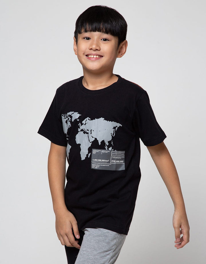 Nevada Short Sleeve T-Shirt World Map