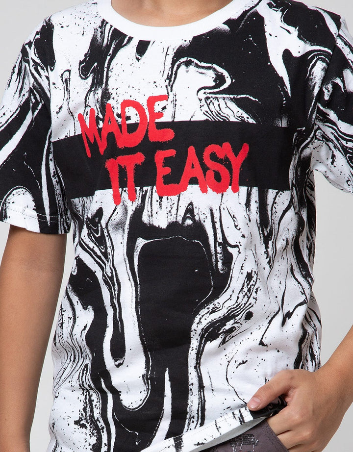 Nevada Short Sleeve T-Shirt Print Abstract Made It Easy
