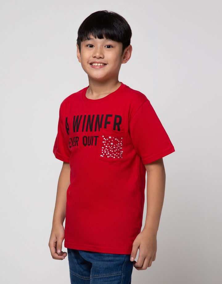 Nevada Short Sleeve T-Shirt Winner Never Quit W Pocket