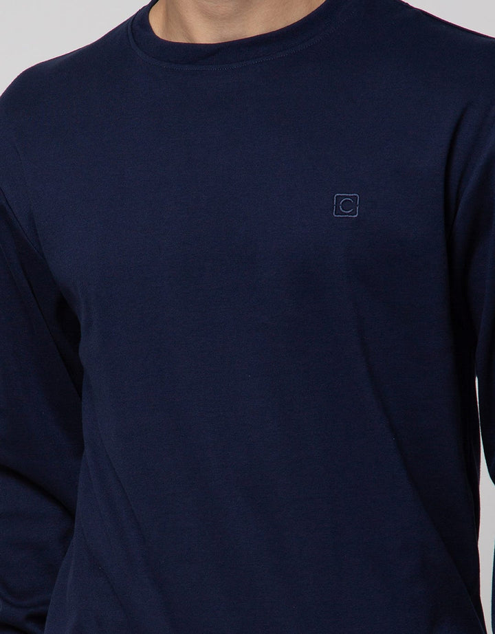 Cole Sweater Interlock Solid Antibacterial