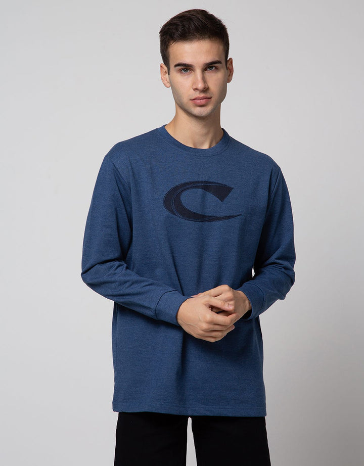 Cole Embro Brand Print Sweater