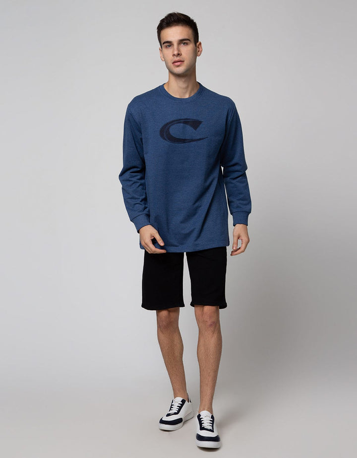 Cole Embro Brand Print Sweater